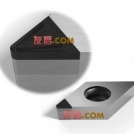 友启带断屑槽金刚石刀片/PCD断屑槽车刀片/解决PCD刀片精车缠销屑